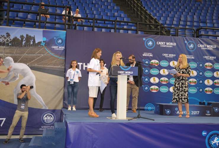 Opening Ceremony ATHENS 2017 - SPORTCAMP - Helen Maroulis 